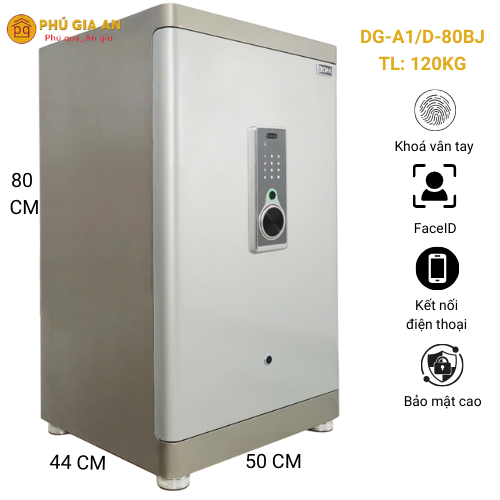 Két sắt Bofa FDG-A1/D-80BJ III vân tay điện tử, FaceID và tích hợp điện thoại
