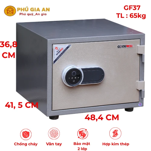 Két sắt Goodwill GF37 vân tay điện tử