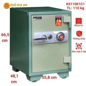 Két sắt Hòa Phát The Ône KS110K1C1-DM khóa cơ đổi mã