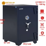 Két sắt Hòa Phát cao cấp khóa cơ Legend LG188-K1C1