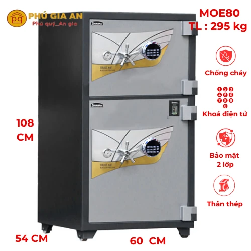 Két sắt hai tầng Samurai MOE80 điện tử Hàn Quốc
