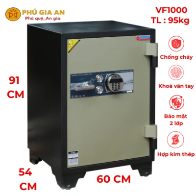Két sắt khóa vân tay điện tử Adelbank VF1000