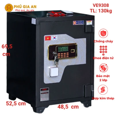 Két sắt thép đặc Việt Tiệp VE9308 điện tử báo động