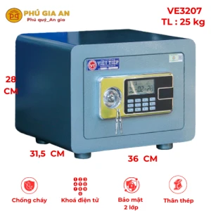 Két sắt Việt Tiệp siêu cường VE3207 điện tử báo động - Model 2024