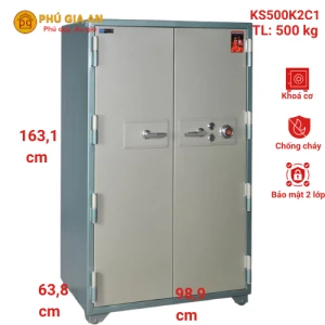 Két sắt hai cửa Hòa Phát KS500K2C1