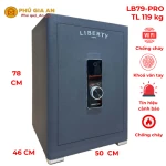 Két sắt Liberty LB79-PRO vân tay mã số tích hợp App điện thoại thông minh